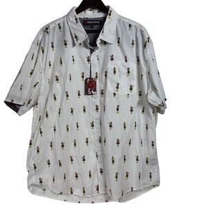 Monument Clothing Co. 2XL Aloha Hula Girl Button‎ Up Shirt